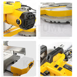 220V 10 Inch Multifunctional Electric Saw Household 45 Degree High-Precision Woodworking Cutting Miter Sawing Aluminum hine