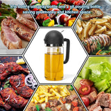 500ml Spray and pour dual mode Bottle Kitchen BBQ Cooking Olive Oil Dispenser Camping Baking Soy Sauce Sprayer Containers