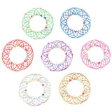 7PCS Mandala Flower Magic Loops Wire Fidget Toy Flexible Basket Soft Magical Toys For Adults Kids