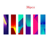 36Piece Calm Strips For Anxiety Sensory Stickers Textured Fidget Adhesive Strip PVC