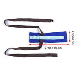 Patients Limbs Restraint Strap Wrist Ankle Fixation Belt Binding Band Blue Size For Home Health Care(Blue Average Size)