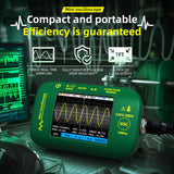 OT2 Mini Digital Portable Oscilloscope 10MHz Signal Generator Waveform Output 48MSa/s Sampg Rate Electronics Repair Tools