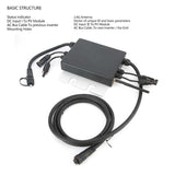 Solar Inverter LED Display Micro Grid Tied IP65 Waterproof 500W SG500MD with Receiver 120V 230V