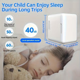 1pc, Mini Fridge For Skin Care, Mini-refrigerator Car Refrigerator Car Home Dual-purpose RefrigerationHeating Electronic