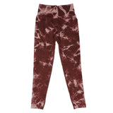 Butt Lift Yoga Pants Soft Tie Dye Seamless Workout Leggings for Women for Cycling