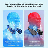 Rechargeable Portable Neck Fan - Ideal for Outdoor Sports and Hands-Free Cooling
