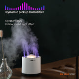 1pc, Cool Colorful Humidifier, Usb Household Fine Mist Air Humidifier, Large Mist Volume Air Purifier, For Home Office School