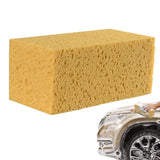 Extra Large Cleaning Honeycomb Coral Yellow Thick Soft Sponge Block Car Supplie Auto Wash Tools Absorbent