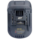 HOT SALE 1PC Upgrade Replacement DCB200 USB Battery Adapter For 20V Milwaukee M18 Convert To 18V
