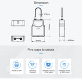 Cargo container tracking security Multiple doors vae padlock seal sub gps lock