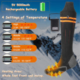 4000mah Power Bank 150℉ Electric Heated with Portable Adjustable 4 Temperature Heating Soc Unisex for Winter Outdoor