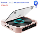 Portable CD Bluetooth-compatible Hifi Speaker Touch Control HIFI Walkman Disc 3.5mm Jack USB Stereo Music Player