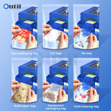 Commercial Heat Seag hine 300W Package Sealer Bags Temperature-controllable Thermal Plastic Food Bag Closure Storage