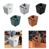 Box, Ground, Removable Knock Bar, Space Saving, Espresso hine Accessories Coffee Bin for Home
