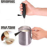 Milk Egg Foam Maker For Cappuccino Coffee Food Blender Frother Stirrer Mixer Electric Whisk Kitchen Tool