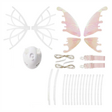 Princess Elf Fairy Wing Butterfly Wings Bellydance Carnival LED Costumes Christmas Shows Toy Gift for