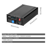ATU-10-0A Aluminum Alloy Shortwave Antenna Tuner 20W 1.8-30Mhz Shortwave Power Meter Standing Waves Meter