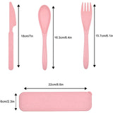 4Pcs Reusable Plastic Spoon Cutlery, Portable Cutlery Set For Kids Adult Travel Picnic Camping