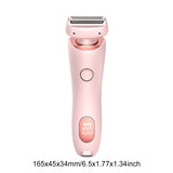 2 in 1 Bikini Women Waterproof Electric Razor USB Rechargeable 800 mAh Battery Pubic Trimmer for Legs Body Hair