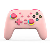 Wireless Controller 3-mode Connection Wireless Games Handle One Click Wake-up Bluetooth-compatible for PS4/Switch/PC/Computer