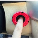 Vehicle onetouch decorative start ring protective cover car modification