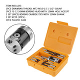 New Mt2-M10 F1-12 50Mm Head 9 Pieces 12Mm Bar Set Boring Tool