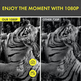 R11 1080P Infrared Night Vision Device 5X Digital Zoom Monocular Day Night Photo Video Taking 300M Full Dark for Outdoor Hunting