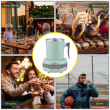 Aluminum Beverage and Mug Electric Bottle Can Cooler Warmer One Click Operation Quick Coog Warming Cup
