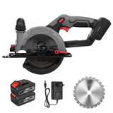 6 Inch Electric 21V 6800RPM Brushless Motor Compact Circular Tile with 24T Saw Blades for Wood Soft Metal