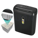 220V Paper Shredder Cross-cut ffice 12L Large Capacity Electric Document Strip Level 2 Confidential 8 9 Sheet Shredding