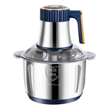 Electric Meat Grinder - 5L Food Crusher. Stainless Steel Multifunctional Vegetable Slicer Processor Chopper. Kitchen Appliance