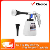 Pneumatic Air with 1L Foam Bottle Wash Interior Deep for Car Seats Carpets Tornado Cleaning Gun