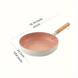 1pc Nonstick Frying Pan, Skillet, Medical Stone Coating Omelette Pan, Healthy Cookware Induction