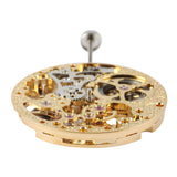 17 Jewels Gold Asian Full for Men's Watch 6497 Hand-Winding Mens Skeleton Movement