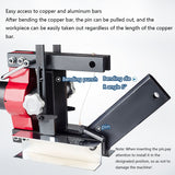 CB-150D split hydraulic copper busbar hine vertical metal plate bending tool 16T