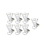 Basket Single Head Rack 7 Pieces of French Fries Cups Fried Chicken Cooked Food Display Stand