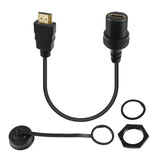 Male To Female Extension -Compatible Flush Mount Cable For Car Boat Motorcycle Dashboard