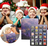 Christmas Advent Natural Gemstones Collection 24 Days Countdown Calendar Crystal Stone Gift Box for Kids