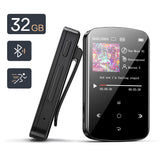 Portable High Resolution MP4 Player Clip on Touch Button Digital Display 32GB Music Players Voice Recorder Radio Calendar