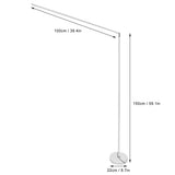 LED Beauty Floor Lamp 180 Degrees Adjust Eyelash LED Floor Lamp for Salon