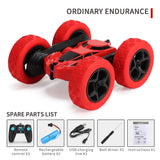 360 degree double-sided stunt car, high-speed rotating and rolling lights, children's remote control car toys