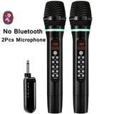 Professional Wireless Microphone Handheld Bluetooth Karaoke Mic Recording Studio Home Party Singing for Church Show Best Seller