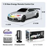 2024 1:16 Simulation New Energy 20km/h High-speed Drift Wireless Remote Control Car Toy Children's Gift