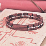 European And American Wood Bracelet Ebony Red Sandalwood Zebra Wood