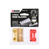 WMARK 2 Hole Replacement Clipper for Professional Barbers and Stylists Many Matches Magic Blades