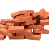 150Pcs Mini Bricks 1/16 Miniatures Simulation Red Brick For DIY Fairy Dollhouse Garden Ornament Toy