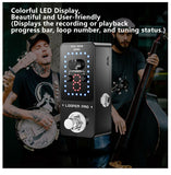 Looper Pro Station Music Looper Pedal Loop Accessory Guitar Processor 9 Waves Loop 40 Mins Recording for Acoustic Guitar Pedal