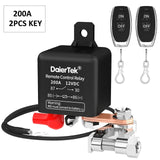 Relay 12V Battery Disconnect Cut Off Isolator Anti-Theft with Remote Control Switch Fobs