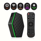 Dual WiFi TV 4GB/32GB media player set-top box, ABS material