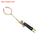 H01-6 Oxygen Acetylene Oxygen Propane Welding Torch Soldering Gun Double Head Gas Welding Tools For Air Conditioner Refrigerator
